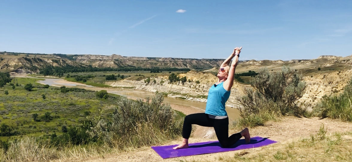 Yoga with Deb at  Theodore Roosevelt National Park, ND