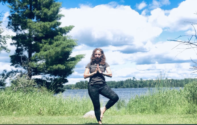 Yoga with Deb at  Voyageurs National Park, MN
