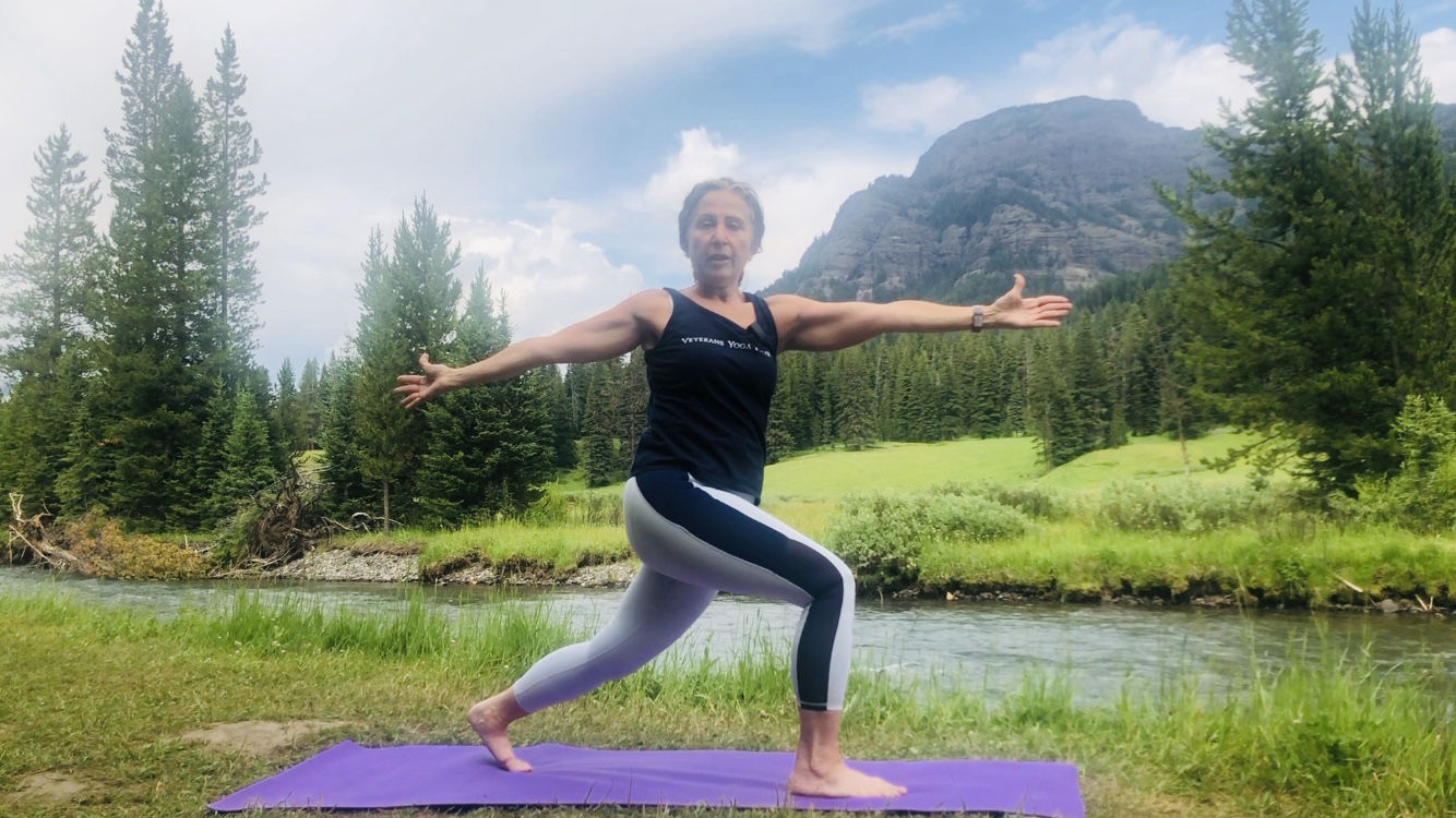 Yoga with Deb at  Yellowstone National Park,  WY 